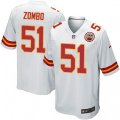 Kansas City Chiefs #51 Frank Zombo Game White NFL Jersey