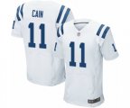Indianapolis Colts #11 Deon Cain Elite White Football Jersey