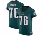 Philadelphia Eagles #76 Shareef Miller Midnight Green Team Color Vapor Untouchable Elite Player Football Jersey