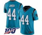 Carolina Panthers #44 J.J. Jansen Limited Blue Rush Vapor Untouchable 100th Season Football Jersey