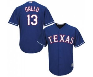 Texas Rangers #13 Joey Gallo Replica Royal Blue Alternate 2 Cool Base Baseball Jersey