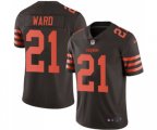 Cleveland Browns #21 Denzel Ward Limited Brown Rush Vapor Untouchable Football Jersey