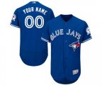 Toronto Blue Jays Customized Blue Alternate Flex Base Authentic Collection Baseball Jersey