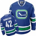 Vancouver Canucks #42 Alex Burmistrov Premier Royal Blue Third NHL Jersey