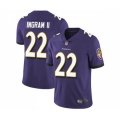 Baltimore Ravens #22 Mark Ingram II Purple Team Color Vapor Untouchable Limited Player Football Jersey