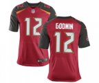 Tampa Bay Buccaneers #12 Chris Godwin Elite Red Team Color Football Jersey