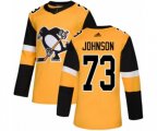 Adidas Pittsburgh Penguins #73 Jack Johnson Premier Gold Alternate NHL Jersey