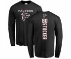 Atlanta Falcons #80 Luke Stocker Black Backer Long Sleeve T-Shirt