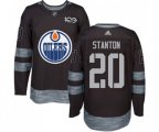 Edmonton Oilers #20 Ryan Stanton Authentic Black 1917-2017 100th Anniversary NHL Jersey