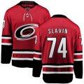 Carolina Hurricanes #74 Jaccob Slavin Fanatics Branded Red Home Breakaway NHL Jersey