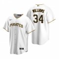 Nike Pittsburgh Pirates #34 Trevor Williams White Home Stitched Baseball Jersey
