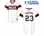 Chicago White Sox #23 Robin Ventura Replica White 2013 Alternate Home Cool Base Baseball Jersey