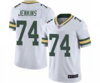 Green Bay Packers #74 Elgton Jenkins White Vapor Untouchable Limited Player Football Jersey