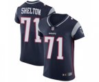 New England Patriots #71 Danny Shelton Navy Blue Team Color Vapor Untouchable Elite Player Football Jersey