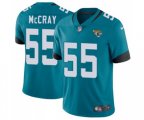 Jacksonville Jaguars #55 Lerentee McCray Green Alternate Vapor Untouchable Limited Player Football Jersey