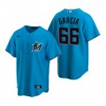 Nike Miami Marlins #66 Jarlin Garcia Blue Alternate Stitched Baseball Jersey