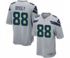 Seattle Seahawks #88 Will Dissly Game Grey Alternate NFL Jersey
