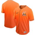 Nike Miami Marlins Black Orange Drift Fashion MLB Jersey