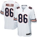 Chicago Bears #86 Zach Miller Game White NFL Jersey
