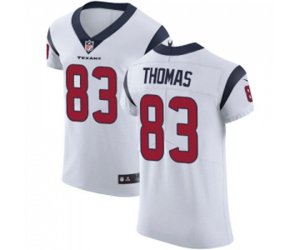 Houston Texans #83 Jordan Thomas White Vapor Untouchable Elite Player Football Jersey