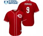Cincinnati Reds #9 Jose Peraza Replica Red Alternate Cool Base Baseball Jersey