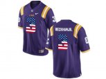 2016 US Flag Fashion 2016 Men's LSU Tigers Odell Beckham Jr. #3 College Football Limited Jersey - Purple