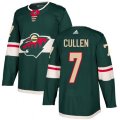Minnesota Wild #7 Matt Cullen Premier Green Home NHL Jersey