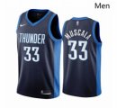 Oklahoma City Thunder 33 Mike Muscala Navy NBA Swingman 2020-21 Earned Edition Jersey