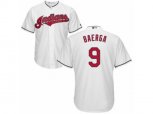 Cleveland Indians #9 Carlos Baerga Replica White Home Cool Base MLB Jersey