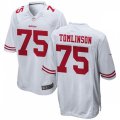 San Francisco 49ers #75 Laken Tomlinson Nike White Vapor Limited Player Jersey