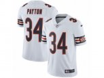 Chicago Bears #34 Walter Payton Vapor Untouchable Limited White NFL Jersey
