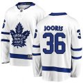 Toronto Maple Leafs #36 Josh Jooris Authentic White Away Fanatics Branded Breakaway NHL Jersey