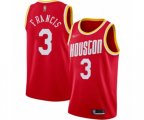 Houston Rockets #3 Steve Francis Swingman Red Hardwood Classics Finished Basketball Jersey