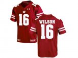 2016 Men's UA Wisconsin Badgers Russell Wilson #16 College Football Jersey - Red