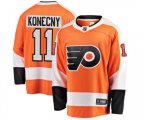 Philadelphia Flyers #11 Travis Konecny Fanatics Branded Orange Home Breakaway NHL Jersey