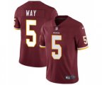 Washington Redskins #5 Tress Way Burgundy Red Team Color Vapor Untouchable Limited Player Football Jersey
