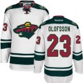 Minnesota Wild #23 Gustav Olofsson Authentic White Away NHL Jersey
