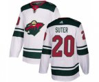 Minnesota Wild #20 Ryan Suter White Road Stitched Hockey Jersey