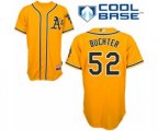 Oakland Athletics Ryan Buchter Replica Gold Alternate 2 Cool Base Baseball Player Jersey