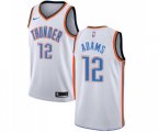 Oklahoma City Thunder #12 Steven Adams Swingman White Home NBA Jersey - Association Edition