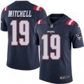 New England Patriots #19 Malcolm Mitchell Limited Navy Blue Rush Vapor Untouchable NFL Jersey