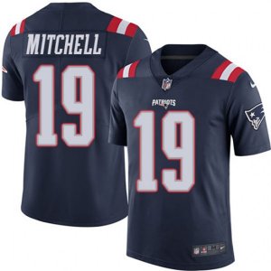 New England Patriots #19 Malcolm Mitchell Limited Navy Blue Rush Vapor Untouchable NFL Jersey