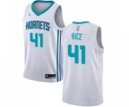Charlotte Hornets #41 Glen Rice Swingman White NBA Jersey - Association Edition