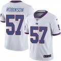 New York Giants #57 Keenan Robinson Limited White Rush Vapor Untouchable NFL Jersey