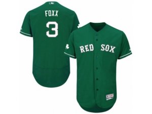 Boston Red Sox #3 Jimmie Foxx Green Celtic Flexbase Authentic Collection MLB Jersey