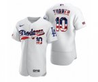 Justin Turner Los Angeles Dodgers White 2020 Stars & Stripes 4th of July Jersey
