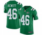 New York Jets #46 Neville Hewitt Elite Green Rush Vapor Untouchable Football Jersey