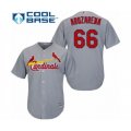 St. Louis Cardinals #66 Randy Arozarena Authentic Grey Road Cool Base Baseball Player Jersey
