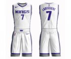 Sacramento Kings #7 Skal Labissiere Swingman White Basketball Suit Jersey - Association Edition