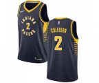 Indiana Pacers #2 Darren Collison Swingman Navy Blue Road NBA Jersey - Icon Edition